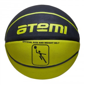Мяч баскетбольный Atemi, р. 7, резина, BB11, 8 п, окруж 75-78, клееный