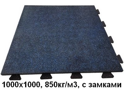 Резиновая плитка Sport Рlit Space 1000х1000 (25-30мм), 850кг/м3, с замками