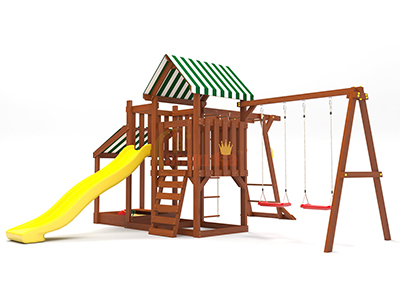 Детский игровой комплекс TooSun (Тусан) 4 с песочницей Plus