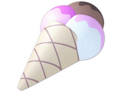 Резиновая фигура «Мороженое»