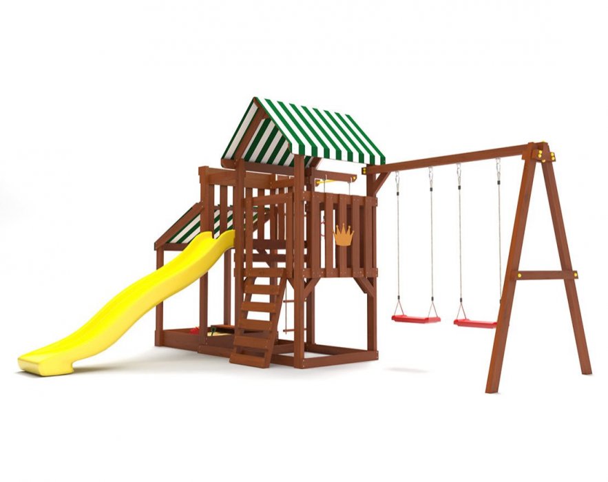 Детский игровой комплекс TooSun (Тусан) 3 Plus с песочницей