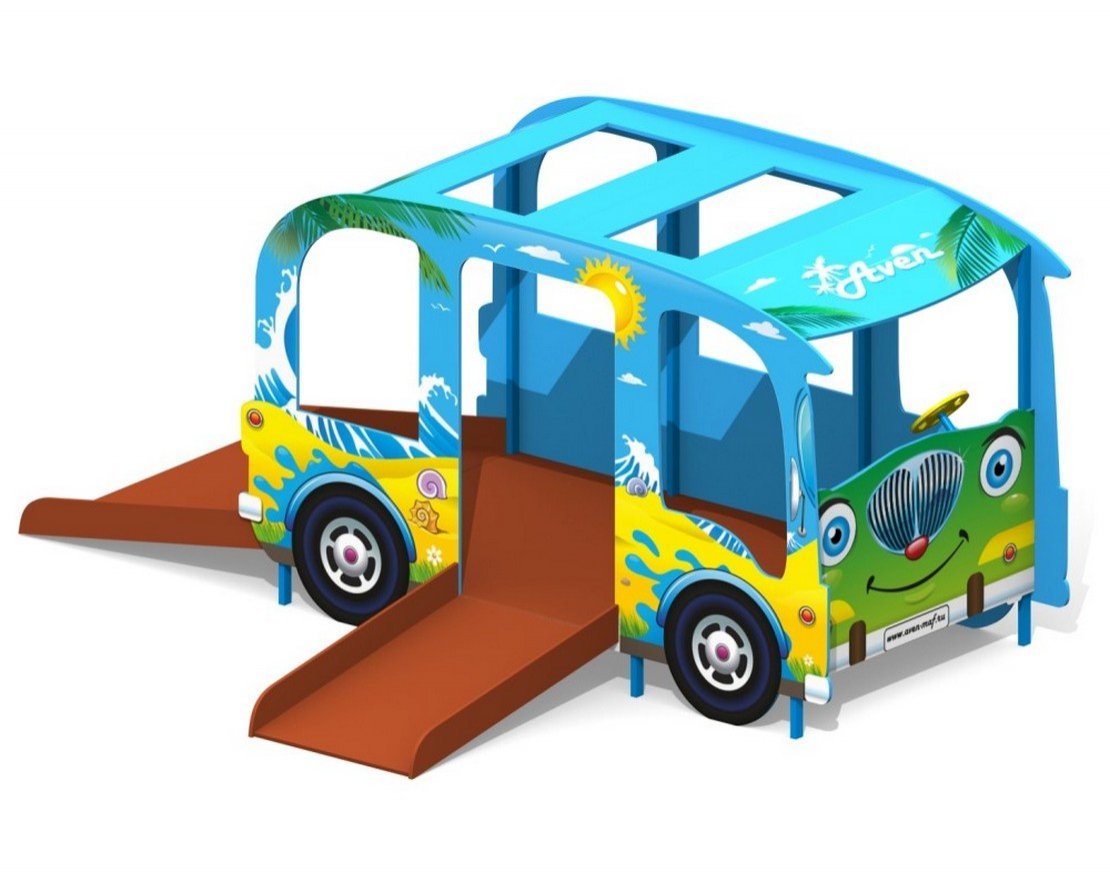 Игровой комплекс для детей с ограниченными возможностями Автобус ДО-1